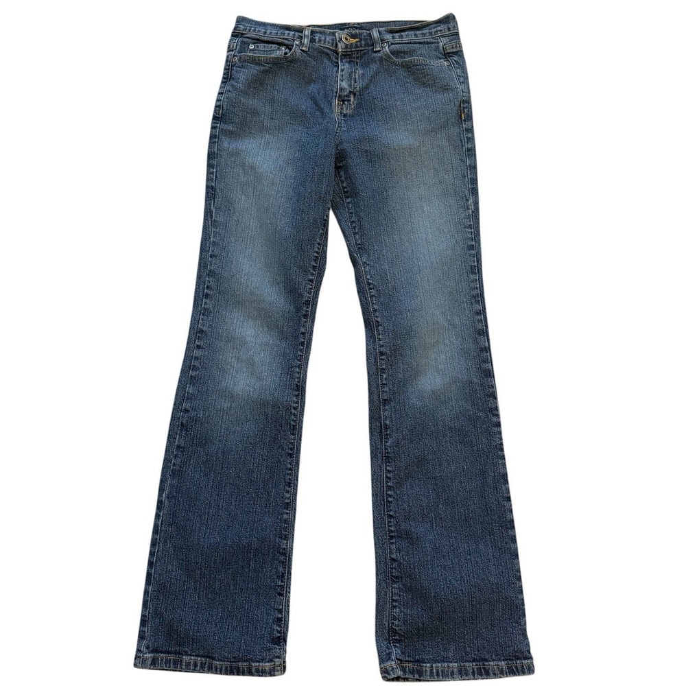 Jones Wear Sport Bootcut Jeans Womens 8 Medium Blue Stretch‎ Denim Y2K Classic
